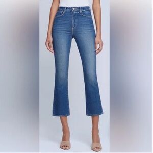 L’agence Mira Ultra High-Rise Woodbridge Crop Micro Boot Jean 30